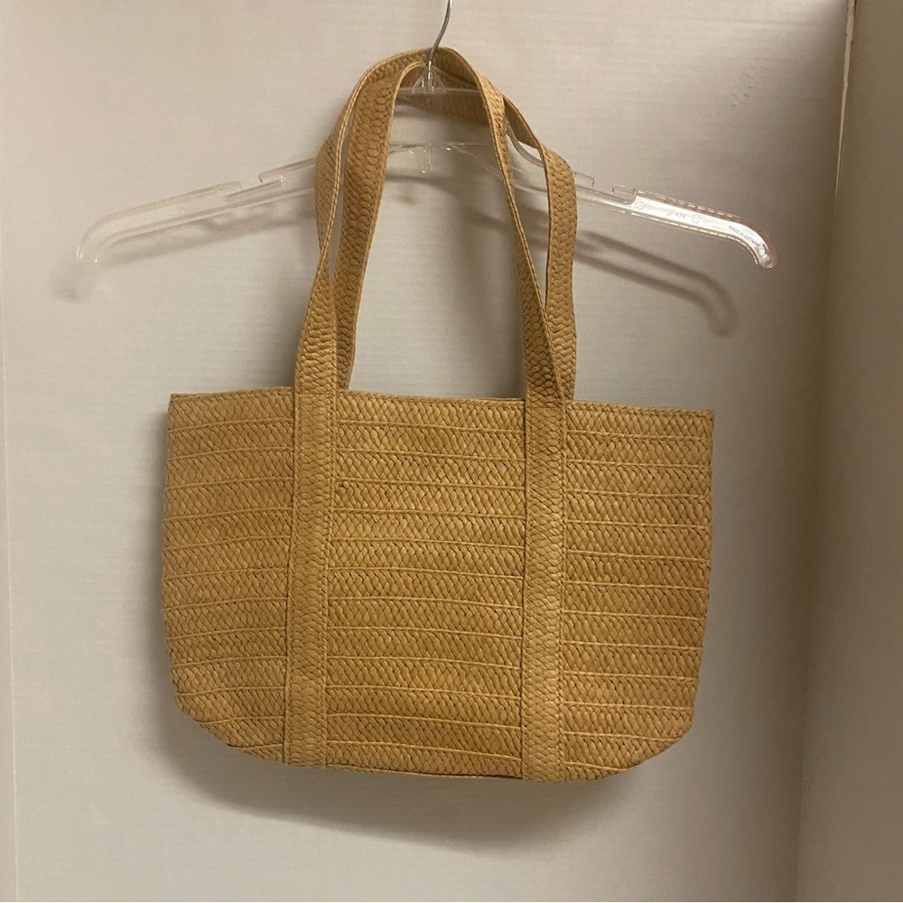 Draper James Tan Woven Everyday Tote Bag - Picture 2 of 6